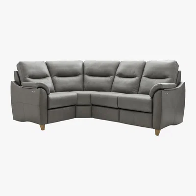 Furniture Village G Plan - Spencer Leather Corner Sofa