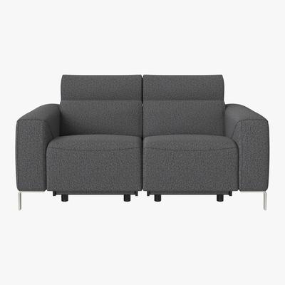 Furniture Village Nicoletti - Lusso 2 Seater Fabric Power Recliner Sofa with Power Headrests