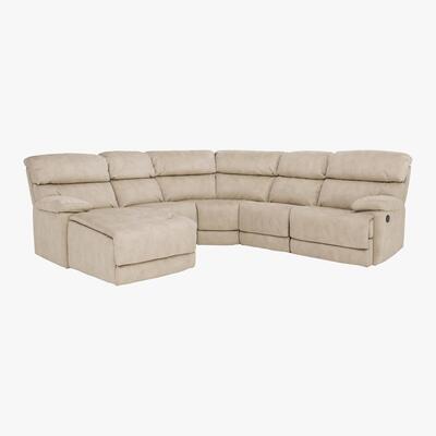 Furniture Village Cupola Fabric Recliner Corner Sofa - Beige