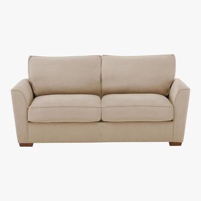 Furniture Village The Weekender Collection Fable 3 Seater Fabric Sofa Bed - Cream - By Furniture Village