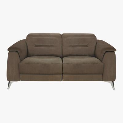 Furniture Village Sanza 2 Seater Fabric Sofa - Brown