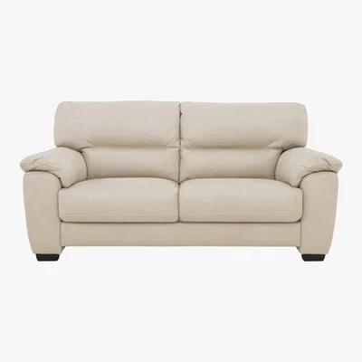 Furniture Village Shades 2 Seater Fabric Sofa - Beige - By Furniture Village
