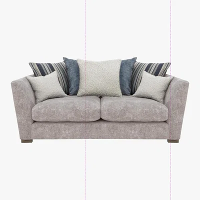 Furniture Village Nautical 3 Seater Scatter Back Sofa