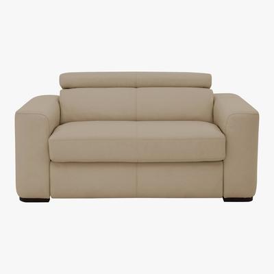 Furniture Village World of Leather - Infinity Leather Chair Sofabed - Beige
