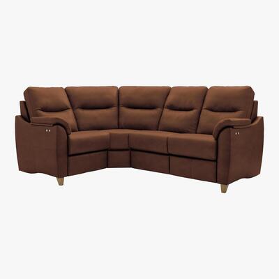 Furniture Village G Plan - Spencer Leather Corner Sofa