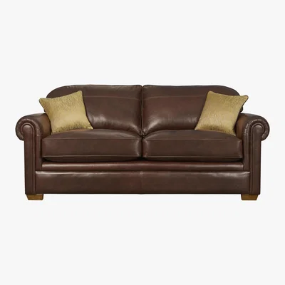 Furniture Village Parker Knoll - The Derwent Collection Eastmoor 3 Seater Leather Sofa