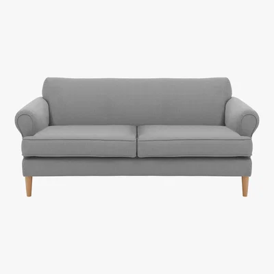 Furniture Village King Street 3 Seater Fabric Sofa - Grey