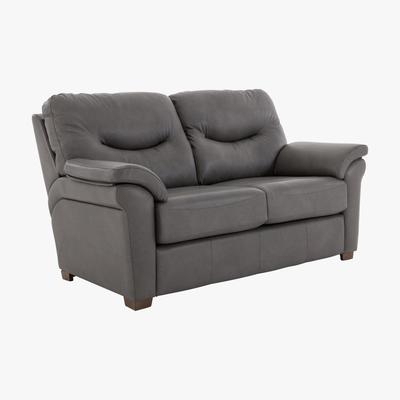 Furniture Village G Plan - Washington 2 Seater Leather Sofa with feet