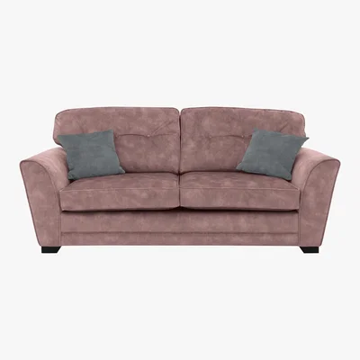Furniture Village Nelly 4 Seater Fabric Sofa - Pink