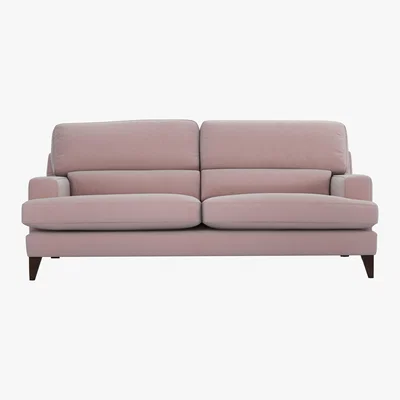 Furniture Village The Lounge Co. - Romilly 4 Seater Fabric Sofa - Pink