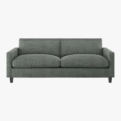 Habitat Chester Grey Itatlian Woven 3 Seater Sofa, Grey