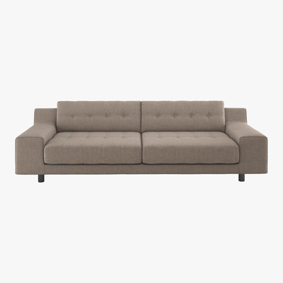 Habitat Hendricks Natural FaBric 4 Seater Sofa, Natural
