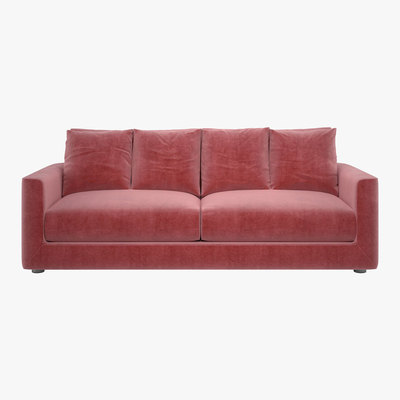 Habitat Rupert Dusty Rose 4 Seat Sofa, Dusty Rose
