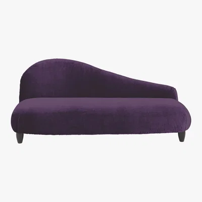Habitat Isabel Purple Velvet 2 Seater Sofa, Purple