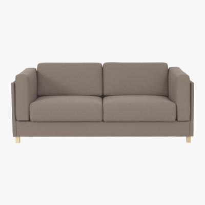 Habitat Colombo Natural FaBric 3 Seater Sofa, Natural