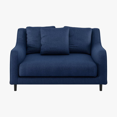 Habitat Swift Bleu FaBric Loveseat Sofa, Blue