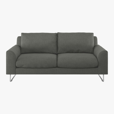 Habitat Lyle Charcoal Grey FaBric 2 Seater Sofa, Charcoal