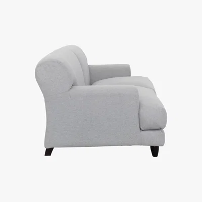 Habitat Askem Grey Wool Mix 3 Seater Sofa, Grey