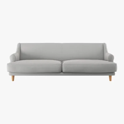 Habitat Townsend Grey Wool 4 Seater Sofa, Grey