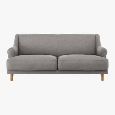 Habitat Townsend Grey FaBric 2 Seater Sofa, Grey