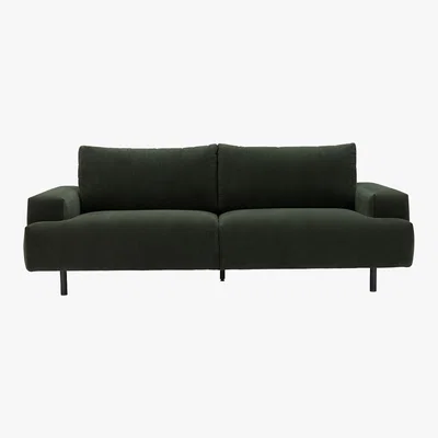Habitat Habitat Julien 3 Seater Fabric Sofa - Dark Green, Green