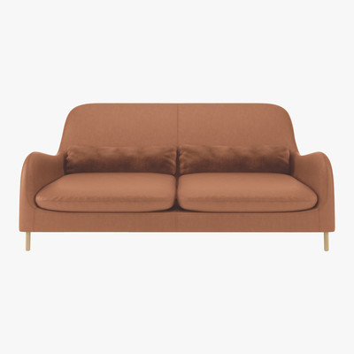 Habitat Smithfield Tan Luxury Leather 3 Seater Sofa, Tan