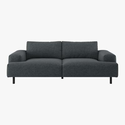 Habitat Habitat Julien 3 seater Fabric Sofa - Charcoal