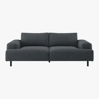 Habitat Habitat Julien 3 seater Fabric Sofa - Charcoal