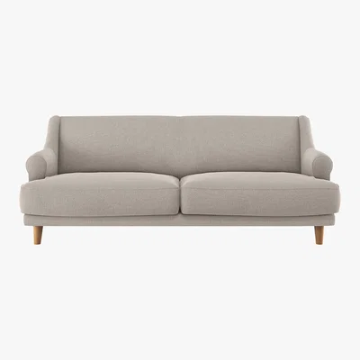 Habitat Townsend Natural Textured FaBric 3 Seater Sofa, Natural