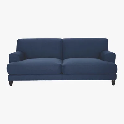 Habitat Askem Blue Acor FaBric 3 Seater Sofa, Blue