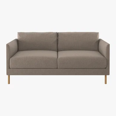 Habitat Hyde Natural FaBric 2 Seater Sofa, Wooden Legs, Natural