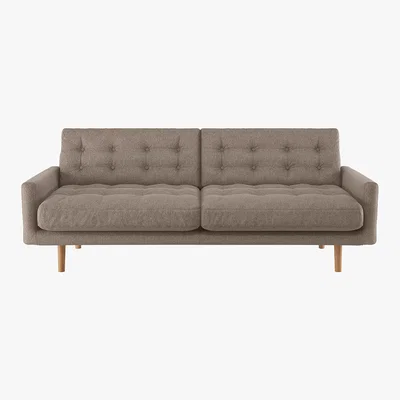 Habitat Fenner Natural FaBric 3 Seater Sofa, Natural