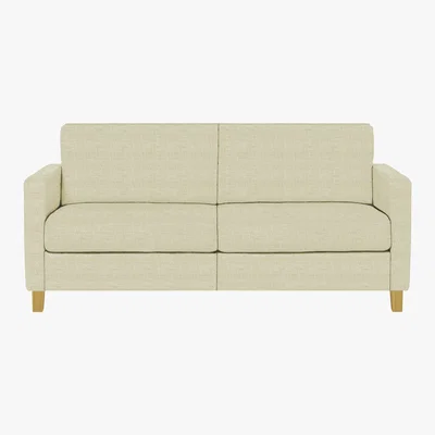 Habitat Chester Natural Italian Woven FaBric 3 Seater Sofa, Natural
