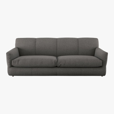 Habitat Newington Charcoal Grey Wool 3 Seater Sofabed, Charcoal