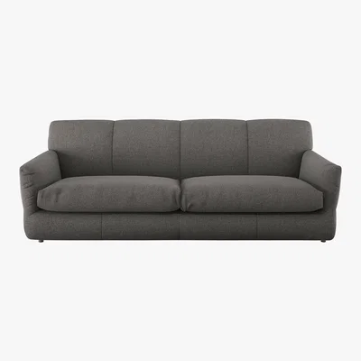 Habitat Newington Charcoal Grey Wool 3 Seater Sofabed, Charcoal