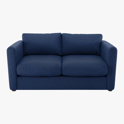 Habitat Joshua Blue FaBric 2 Seat Sofa, Blue