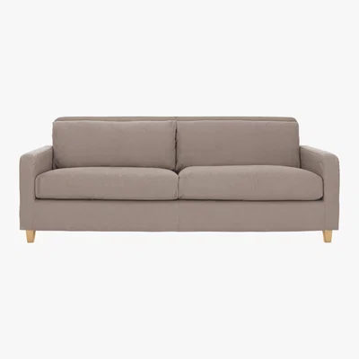Habitat Chester Natural FaBric 3 Seater Sofa, Natural