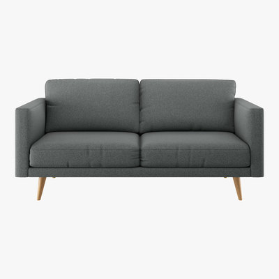 Habitat Hardwick Grey FaBric 3 Seater Sofa, Grey
