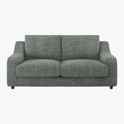 Habitat Slope Grey Italian Woven 2 Seat Sofa, Grey