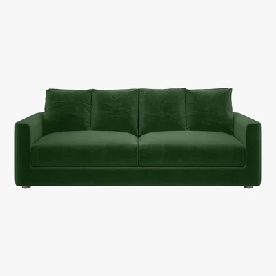 Habitat Rupert Moss Green 4 Seat Sofa, Moss Green