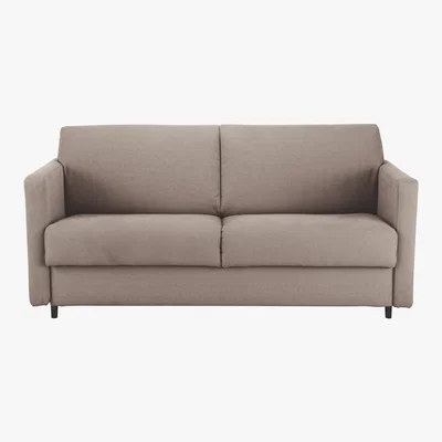 Habitat Howi Natural FaBric 2 Seater Sofa Bed, Natural