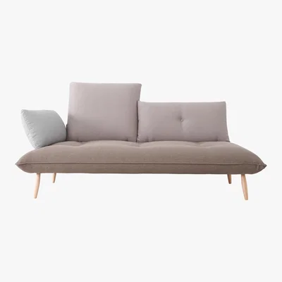 Habitat Naoko Natural Left-Arm 3 Seater Sofa, Natural