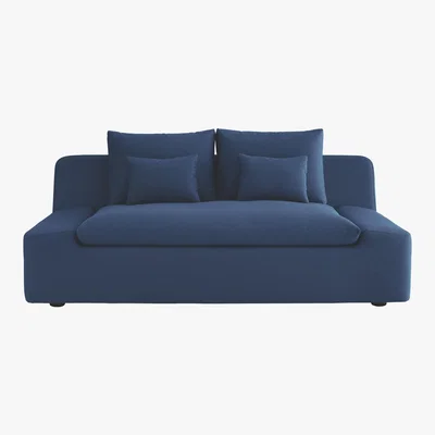 Habitat Kasha Blue Acor FaBric 3 Seater Sofa, Blue