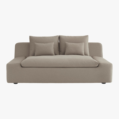 Habitat Kasha Natural FaBric 3 Seater Sofa, Natural