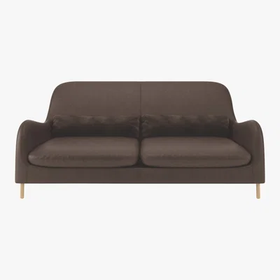 Habitat Smithfield Chocolate Brown Luxury Leather 3 Seater Sofa, Brown