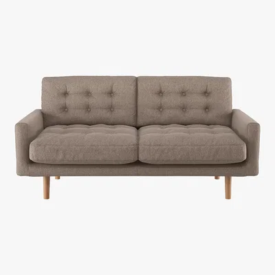 Habitat Fenner Natural FaBric 2 Seater Sofa, Natural