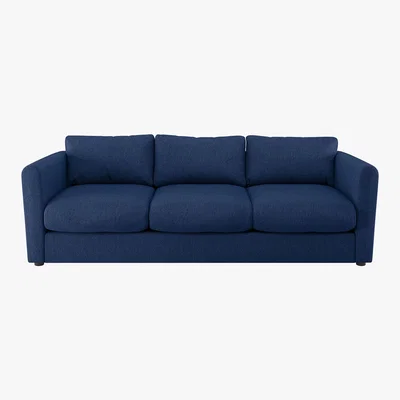 Habitat Joshua Blue FaBric 4 Seat Sofa, Blue