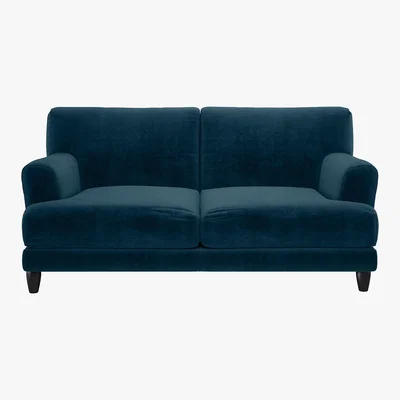 Habitat Askem Ink Blue 2 Seater Sofa, Blue
