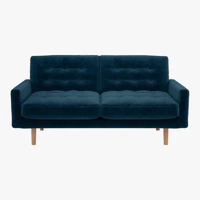 Habitat Fenner Ink Blue 2 Seater Sofa, Blue