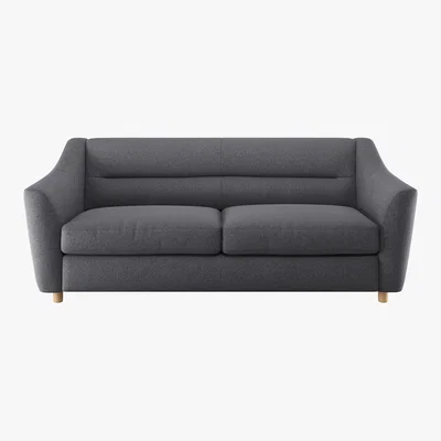 Habitat Lyme Charcoal Grey FaBric 3 Seater Sofa, Charcoal